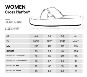 Women's Cross Platform - Black