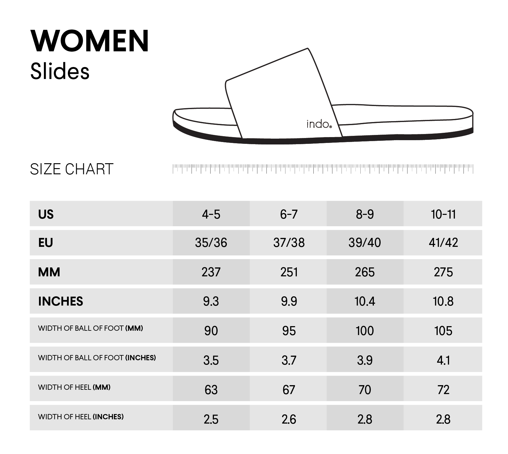 Women's Slide - Sea Salt